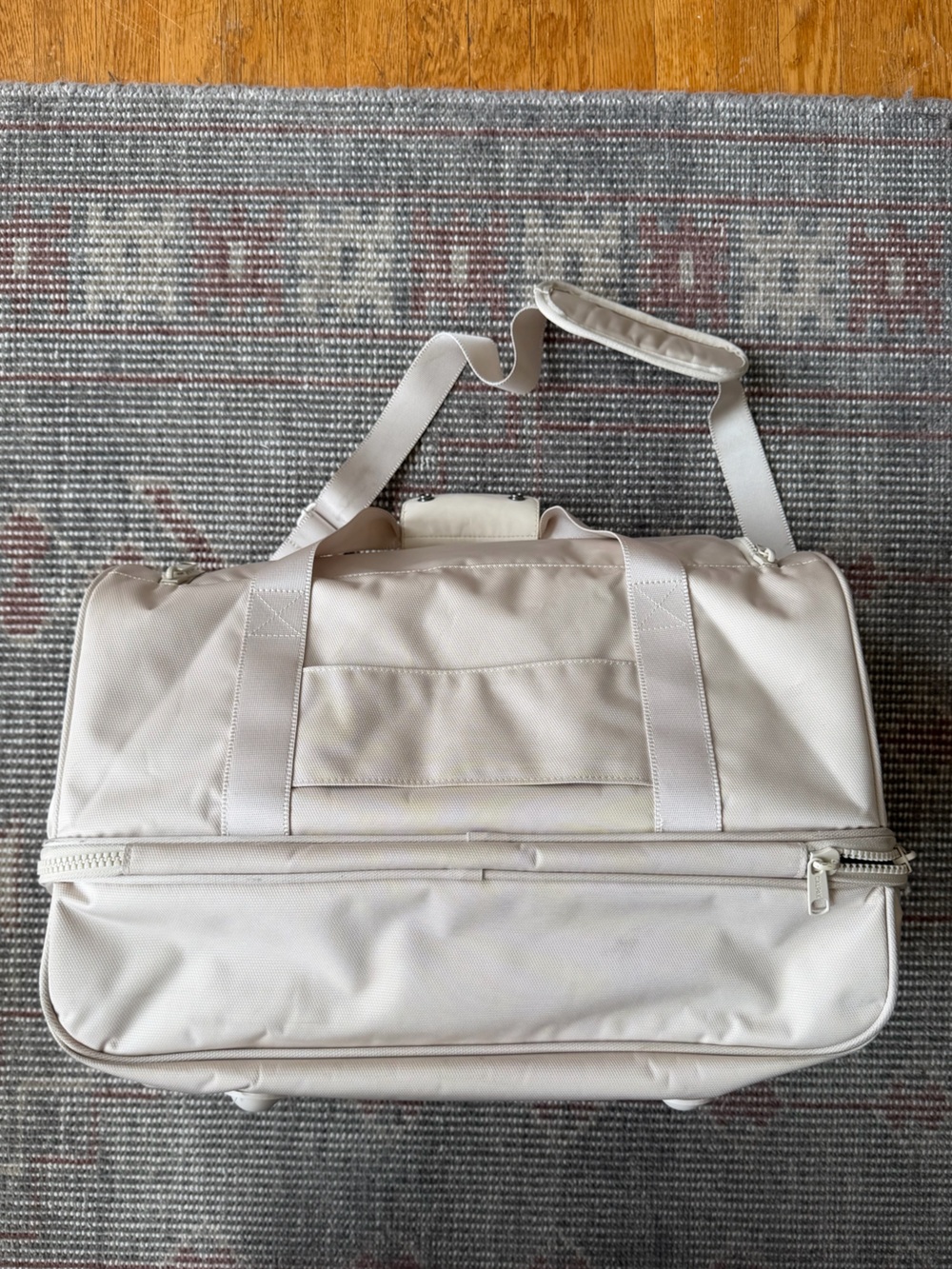 Calpak Stevyn Duffel Bag with shoe compartment in Dune - Picture 3 of 11